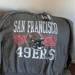 San Francisco 49ers Gray Crew Neck Sweater